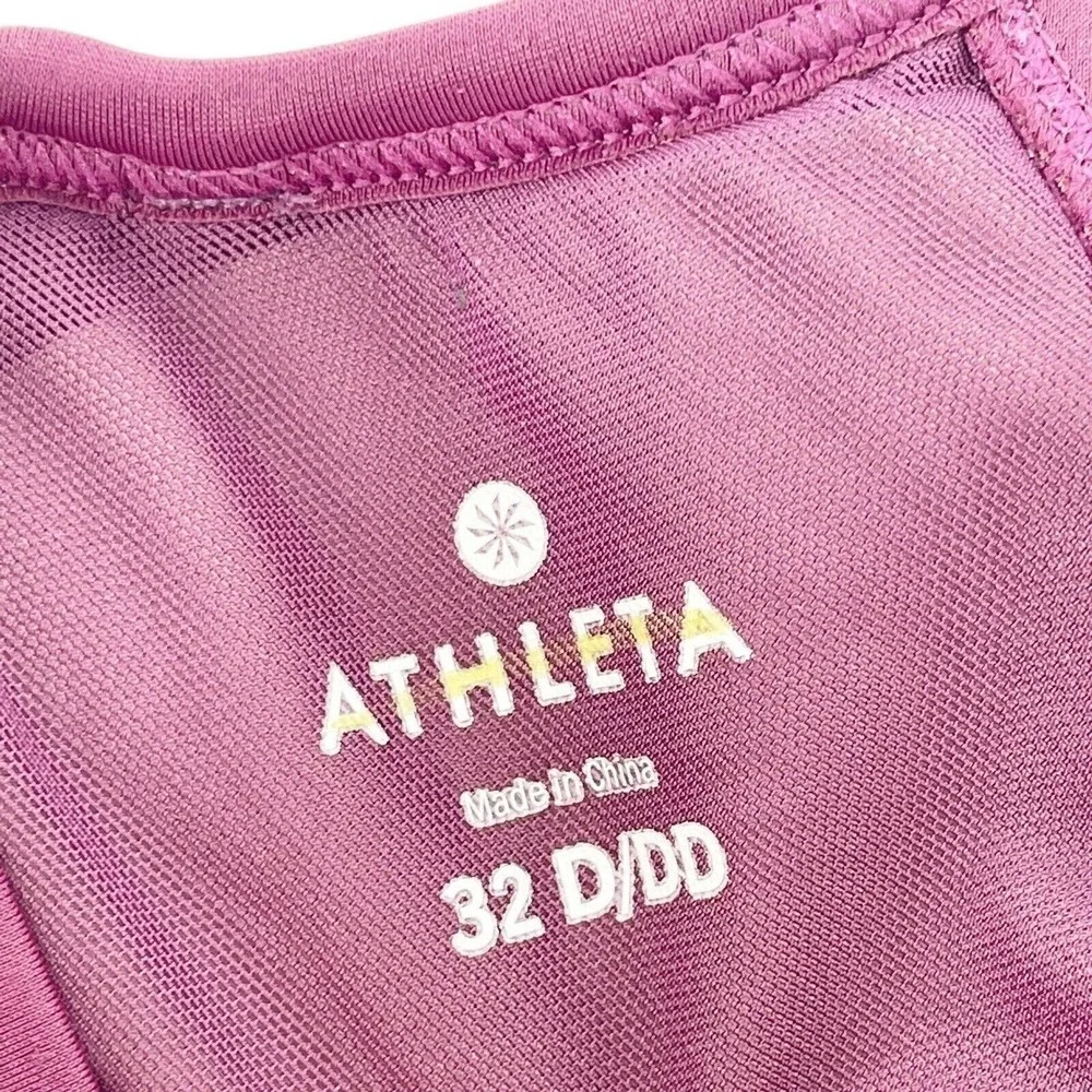 Athleta‎ Marrakesh Side Scrunch Tankini 32D/DD Quick Dry Lycra UPF 50+ Swim Top